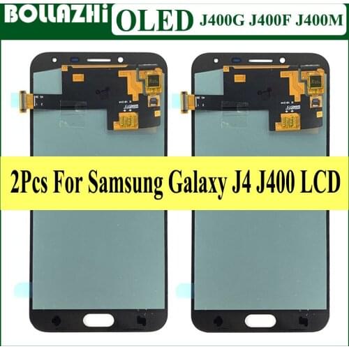 2 Piece/lot 5.5'' J4 LCD For Samsung Galaxy J4 2018 J400 J400F LCD Screen Display J400F/DS Touch Screens Replacement Parts