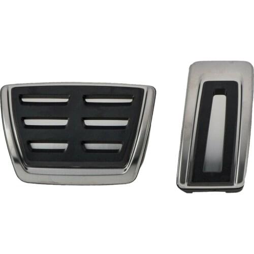 Car Sport Stainless Steel Pedal Foot Rest Accelerator Brake Pedals for Golf 7 Mk7 R Seat Mk3- A3 8V 2013-2019