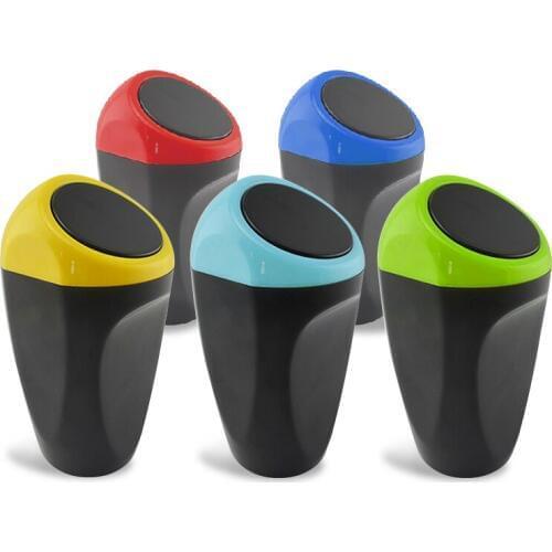 Car Trash Garbage Durable Car Auto Garbage Trash Can Automotive Waste Storage Mini Home Office Auto Car Vehicle Garbage Can