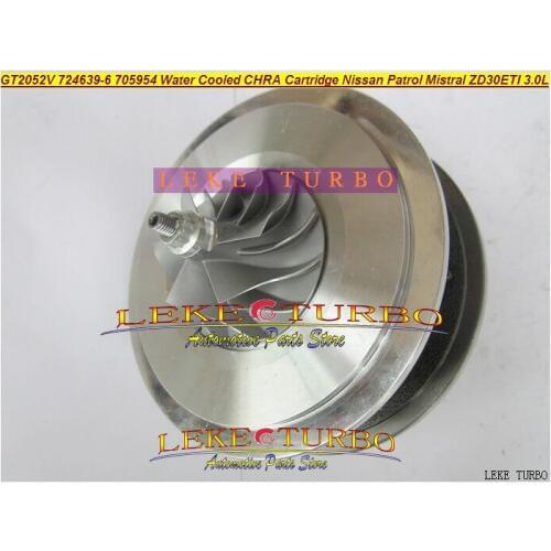 Free Ship Water Turbo Cartridge CHRA Core GT2052V 724639-5006S 724639 705954 705954-0009 For NISSAN Patrol MISTRAL ZD30DTI 3.0L