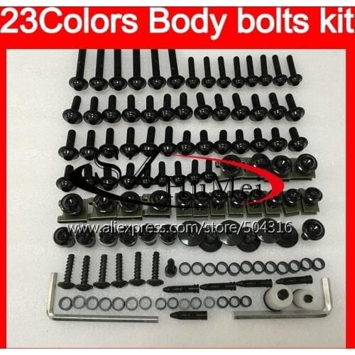 Fairing bolts full screw kit For KAWASAKI ZX14R 06 07 08 09 11 ZX 14R ZX-14R 2006 2007 08 2009 2011 Windscreen bolt screws Nuts