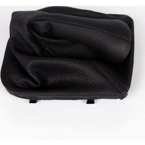 BLACK MOTTLED GEAR KNOB + GAITER 5 SPEED FOR BMW E30 NO LIGHT AND LOGO