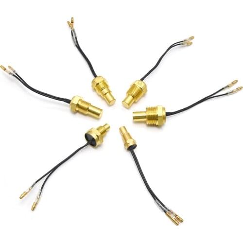 10MM 12MM 14MM 16MM 17MM 21MM Water Temp Sensor 50K Head Plug 12V Car Truck Car 1/8NPT 3/8NPT Water Temp Sensor 5Pcs/lot