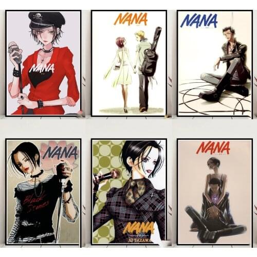 Diy Diamond Painting Anime Nana Poster Cartoon Diamond Embroidery Mosaic Rhinestone Cross Stitch Kits Home Decoration Gift