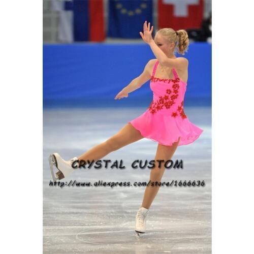 Crystal Custom Figure Skating Dresses Girls New Brand Ice Skating Dresses For Competition DR4537