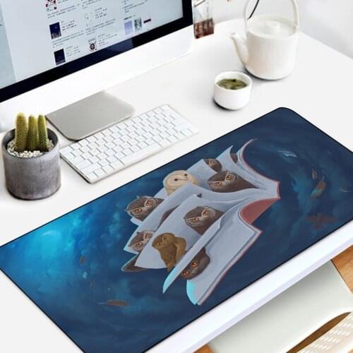 Mouse Pad Gaming Accessories Computer Table Mat Large 900x400 Mousepad Gamer Rubber Carpet Fantasy Book Mause Pad Desk Mats