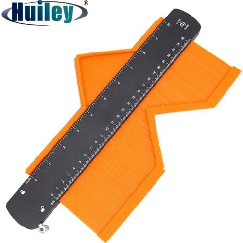 Metal Widen Contour Template 15 cm 25 cm Contour Gauge with Lock Decoration Woodworking Measuring Tool Copy Duplicator Ruler