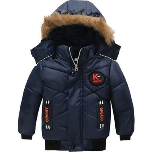 Autumn Winter Casual Baby Boys Jacket Jacket Wool Hooded Warm Outerwear Coat For Boy Clothes Children Jacket