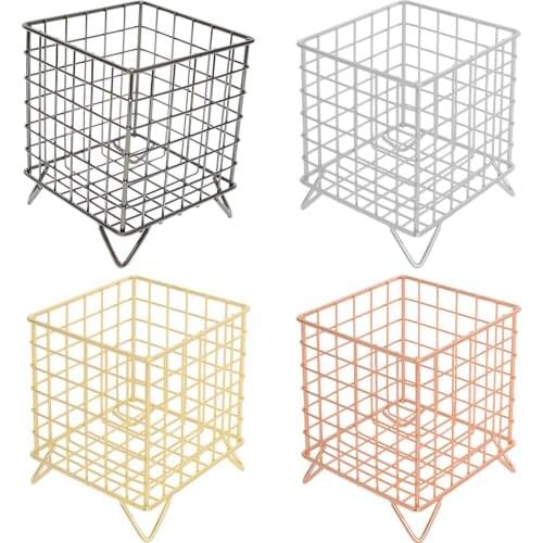 Hollow Metal Basket Coffee Capsule Storage Holder Coffee Cup Pod Organizer