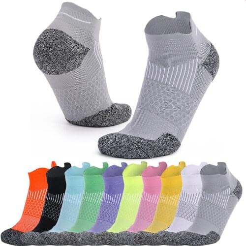 Sports Socks Men Professional Basketball Running Towel Bottom Anti-Slip Boat Outdoor Breathable Cotton Hiking Socks