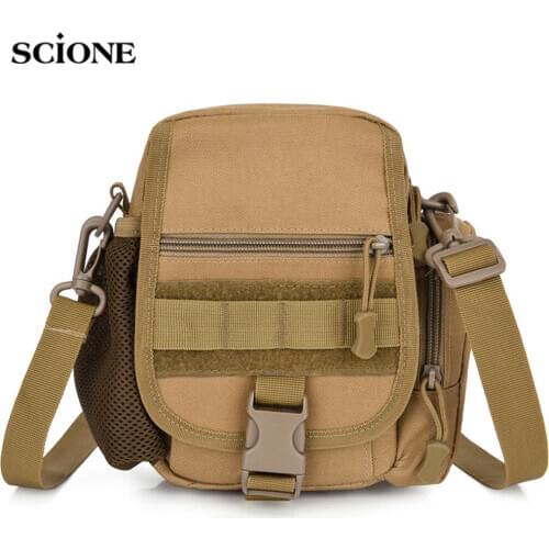 Tactical Shoulder Waist Bag Hiking Fishing Water Bottle Phone Pouch Military Hunting Camping Army Sports Camouflage Pack X222A