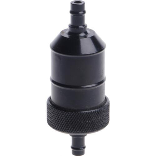 Universal Aluminium Inline Fuel Oil Filter 1/4" 6mm Motorcycle Pit Dirt Bike
