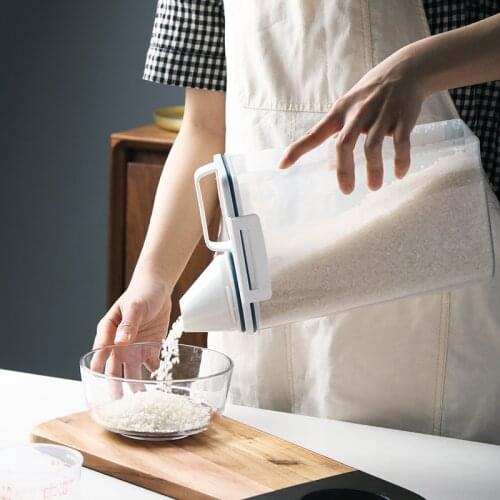 Rice bucket rice storage box household kitchen grains sealed storage box storage tank flour bucket rice cylinder