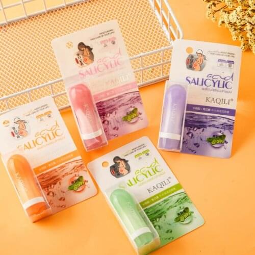 Vitamin E Lip Balm Natural Plant Extract Moisturizing Lip Care Salicylic Acid Cucumber Reducing Lines Colorless Lipstick TSLM1