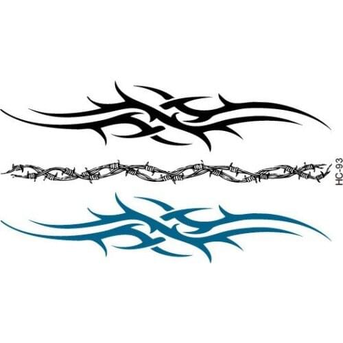 Waterproof Temporary Tattoo Sticker on body thorns vines tattoo totem tatto stickers flash tatoo fake tattoos for men girl women