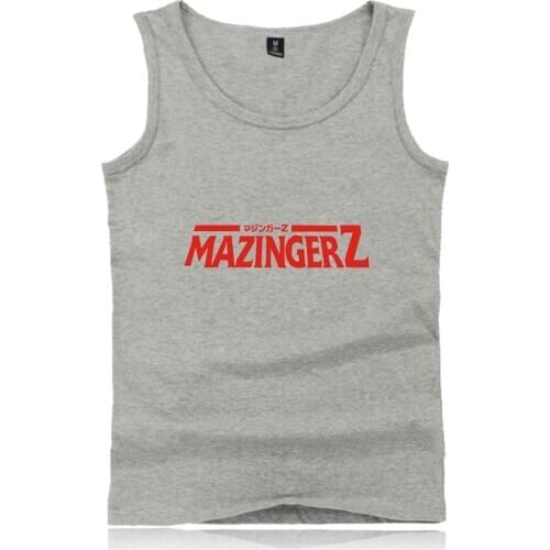 WAWNI Mazinger Z Tank Top Casual Harajuku Polyester Plus Cotton Fashion Street Print Vest Sleeveless Comfortable Unisex 2020
