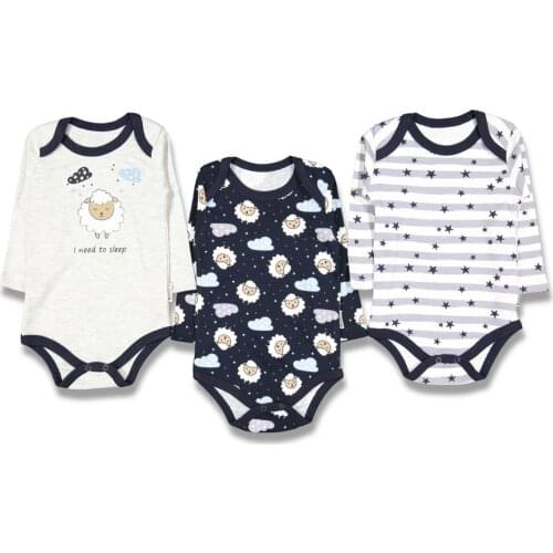 Star With Lamb Pattern 3'lü Baby The Zibin Set