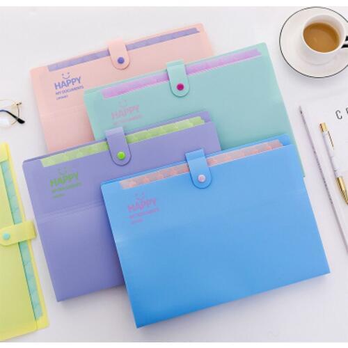 1pcs Candy Colors Organ Bag Novelty Stationery Storage Office Supplies Desk Accessories Desktop Storage School Supplies