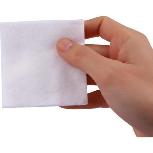 12Set/Lot 7x7cm 500Pcs/Set Cotton Pad Non-Woven Beauty Salon Tattoo Supplies Disposable Makeup Nail Removal Thin Pads HA2345