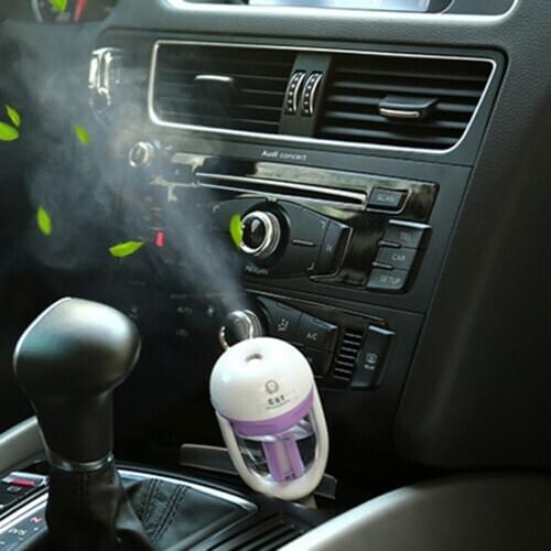 Car Humidifer Air Purlifer Aroma Diffuser Sprayer Mute Mist Maker Auto Car Fragrance Spray Car Air Freshener