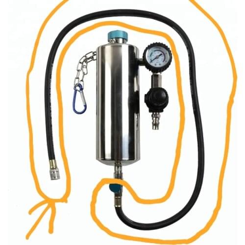 Quick coupler and oil outlet pipe for autool C100 Non-Dismantle Fuel System Injector Cleaner