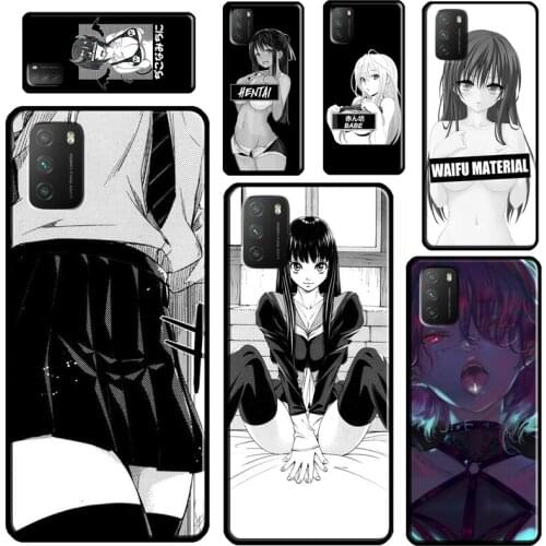 Sexy Anime Girl For POCO X3 Pro M3 F1 F2 F3 Phone Case For Xiaomi Mi 11 Lite 9 10 A3 Mi 11 Ultra 10T Pro