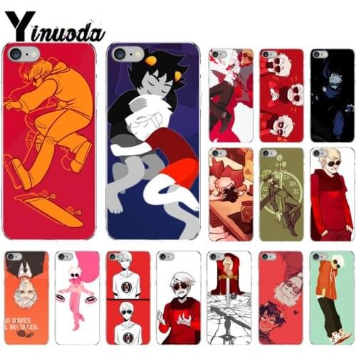 Yinuoda Homestuck Dave Strider Coque Shell Phone Case for iPhone 8 7 6 6S Plus X XS MAX 5 5S SE XR 11 11pro promax