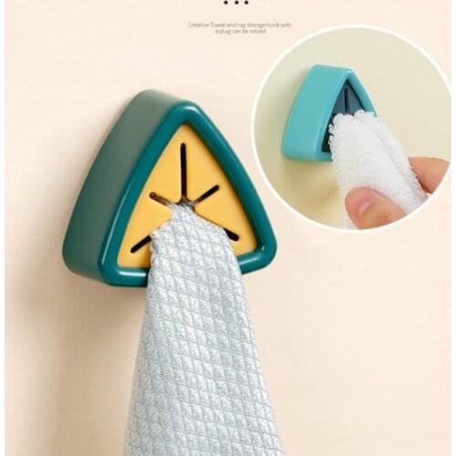 Punch Free Towel Plug Holder Bathroom Organizer Rack Towels Storage Wash Cloth Clip Bathroom Kitchen Accessories Tool