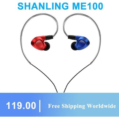 SHANLING ME100 LTD Limited Edition Dynamic Earphones HIFI In-Ear Earphones with Detachable Cable