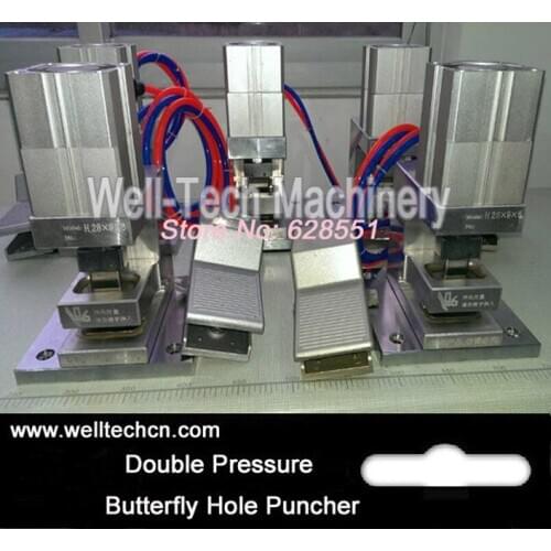 Foot Valve Controlled Blister Packaging Hang Hole Puncher Blister Card Packaging Hole Puncher