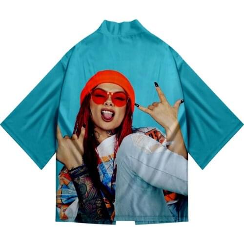 Snow Tha Product Cardigan Jacket Streetwear Japanese Kimono Robe Casual Traditional Samurai Yukata Unisex Loose Pajamas Bathrobe