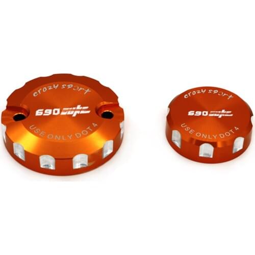 For KTM 690 DUKE R 690DUKE 2014-2018 Front Rear Brake Cylinder Cover Reservoir Motocycle Lid Oil Fluid Cap Tank Cup