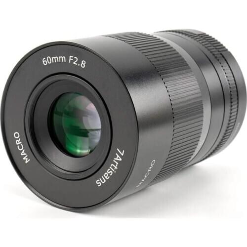 7artisans 60mm F2.8 Manual APS-C Prime Macro Aluminum Lens for Sony Canon Fox Nikon M4/3 Mount Mirrorless Cameras
