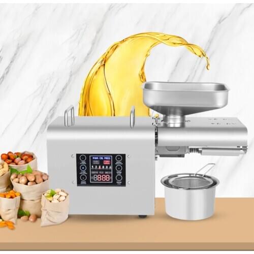 Small and medium-sized household oil press intelligent temperature control stainless steel kitchen appliances
