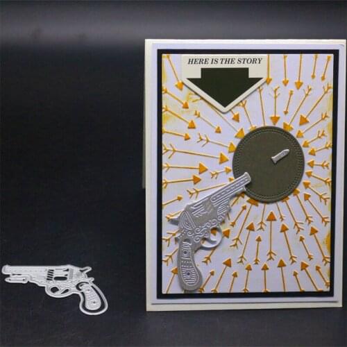 YINISE SCRAPBOOK Metal Cutting Dies For Scrapbooking Stencils GUN DIY Paper Album Cards Making Embossing Die Cuts Cutter TOOLS