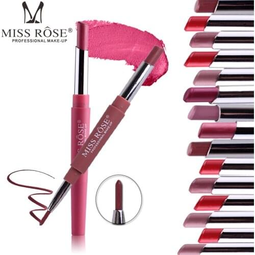 Multifunctional Lipstick Pen Sweatproof Waterproof Easy To Apply Makeup A Red Pencil Lip Liner