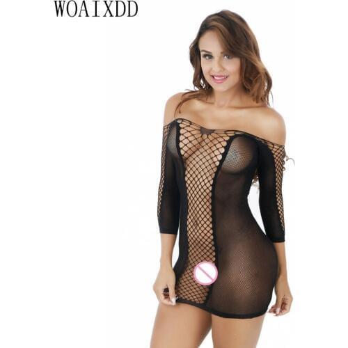 NEW Slit Silvery Lace Defined Waist Camisole See-Through Sexy Lingerie Plus Large Size Porn Babydolls Sexy Suit Underwear