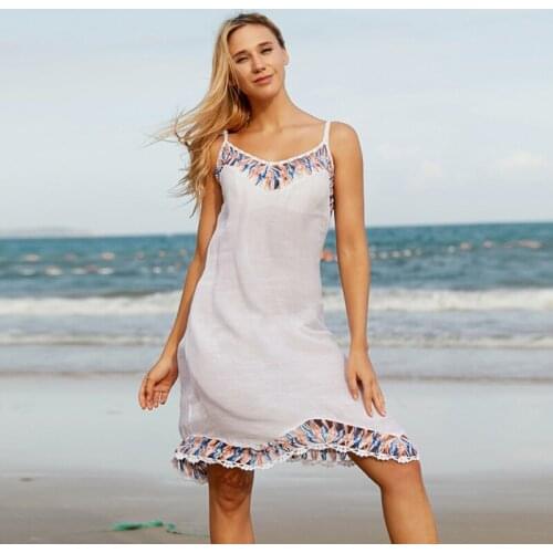 Pareo Crochet Dress Summer 2021 White Large Swimsuit Tunic Kaftan Boho Dress Beachwear Cover Ups For Swimwear Women