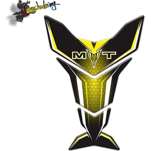 Fit for MT Logo MT MT-07 MT-09 MT07 MT09 FZ-07 FZ-09 Fuel Tank Cap Sticker 3D Carbon Motorcycle FUEL CAP STICKER