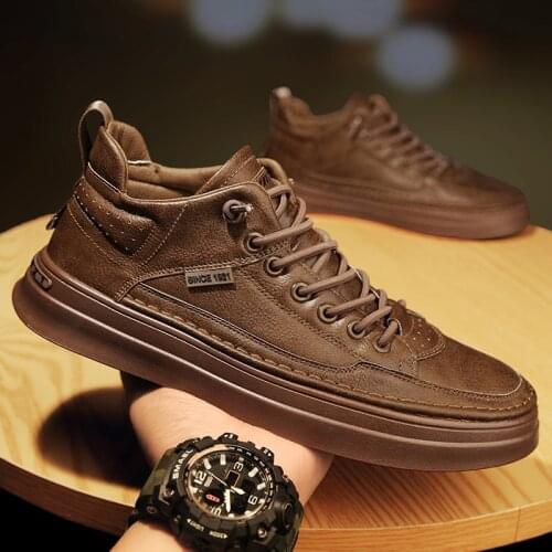 Luxury Microfiber Leather Handmade Mens Casual Shoes Breathable Flats Mens Sport Shoes Mens Business Walking Shoes For Men