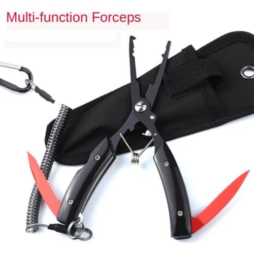 Portable Folding Multifunction Scissors Stainless Steel Fishing Pliers Line Cutter Remove Hook Saltwater Carp Fishing Tool Pesca