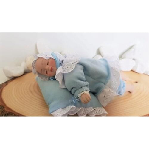 Moving Voice Sleeping Toy Doll Blue