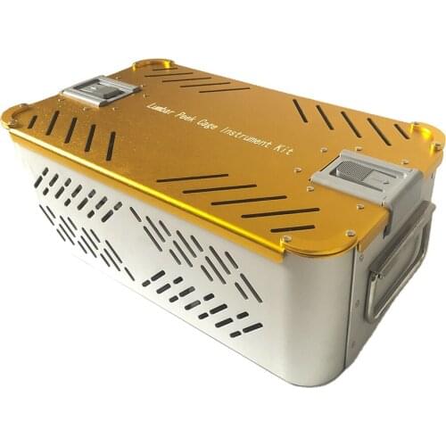 Universal Spine System Instrument Set box china supplier orthopedic implant sterilization box