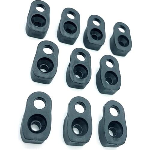 10 Pack Kayak Canoe D Rings Deck Fitting Bungee Cord Kit Rigging Outfitting