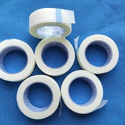12pcs 1.25cm 2.5cm*4.5m medical non-woven tape dressing fixed tape microporous breathable paper tape eyelash extended tape tape