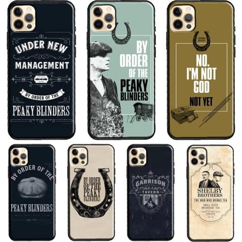 Peaky Blinders Tv Soft Case For iPhone 12 Pro Max Mini X XR XS Max SE 2020 8 7 Plus 11 Pro Max Phone Cover