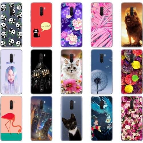 Case For Xiaomi Pocophone F1 Xiaomi Poco F1 Silicone Soft TPU Phone shell For Xiaomi Pocophone F1 Global F 1 Cases Covers