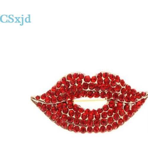 Броши губы на одежду CSxjd China At AliExpress