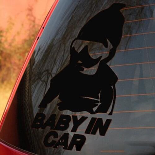 BABY IN CAR Child Car Sticker For Geely Vision SC7 MK CK Kreuz Gleagle SC7 Englon SC3 SC5 SC6 SC7 Panda