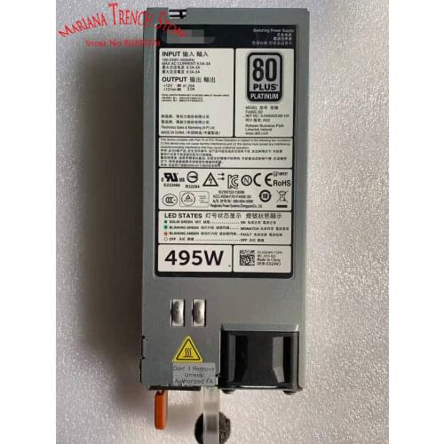 F495E-S0 S-0495ADU00-101 for DELL R720 power supply 3GHW3